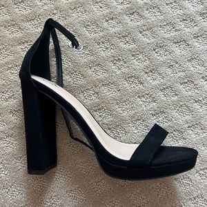 Windsor Essential Suede Platform Heels